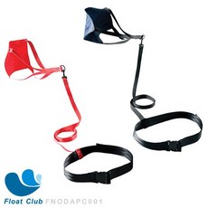 FINIS 重力訓練阻力傘 腰部拉繩 水中拉力傘 游泳訓練 美國原裝進口, 1個, 紅色 8英吋