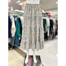 소고 꽃무늬 롱 스커트 AH2SA02