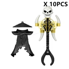 FD601 애니메이션 영화 시리즈 액션 피규어 조립 블록 무기 빌딩 어린이 장난감 선물, 14 H2020 10PCS