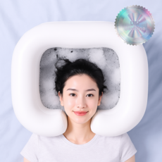 목이편안한 세발기 환자용 머리감는도구 환자머리감기기도구, 1개, 화이트