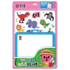 핑크퐁 자석 놀이 미니보드 세트 사파리, 1개