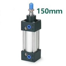 NUODA SC 표준 실린더 공압 에어 보어 더블 액션 실린더 도구 스트로크 32mm 40mm 50/63mm 25mm 50mm 75mm 100mm 125mm 150, Bore 40mm, 22)150mm Stroke