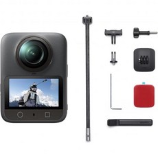 DJI 오즈모 360 오토바이 멀티 POV 콤보 360도 카메라 1인치 영상 4K120프레임 및 170도 확장 내구성 강한 마운트 네이티브 8K 액션, DJI Osmo 360 Third-Person Helm