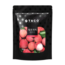 타코 핑크 리치 에이드 파우더, 3개, 1개입, 1kg