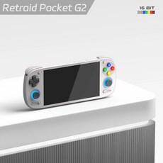 레트로이드 포켓 G2 휴대용 게임 콘솔 안드로이드 15 5.5인치 1080P AMOLED 화면 5000mAh 홀 이펙트 조이스틱 RP G2 게임 콘솔, [05] RPG2 Grey