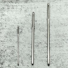 스틸 돗바늘 도지바늘 뜨개용 안전 쇠바늘 4.5cm