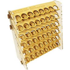 LITKO 페인트 정리함 보관함 미니어처 모델 취미 홀더 캐디 스탠드 18mL 드로퍼 병 선반 벽걸이 휴대용 발레호 및 육군 화가와 호환 48홀, 108 Holes