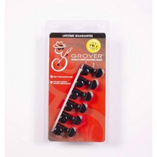 그로버 미드사이즈 로토매틱 기타 머신 헤드 6개 세트 블랙 크롬 305BC6, 그로버 미드사이즈 로토매틱 기타 머신 헤드, 6개 세트