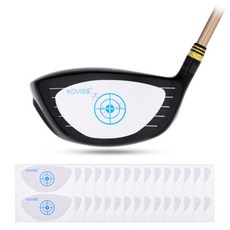 코비스 골프 드라이버 임팩트 타점 스티커 30매 TM001, 30개