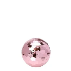 호환 Nightclub Glitter Sparkly with Straw Disco Ball Cup Wine Goblets Cocktail, pink