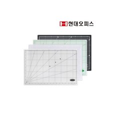 페이퍼프랜드 컬러투명 컷팅매트 HOMA3 블루 데스크매트마우스패드, 컬러투명 컷팅매트 HOM-A3 블루 데스크매트/마우스패