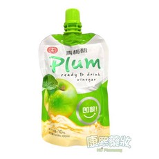 十全 青梅果醋飲料 即飲, 1個