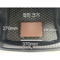 차량용 다리 받침대다리 지지대 풋 페달 발 받침대자동차 차량용스튤 발판 무릅보호, D. 브라운, 1개