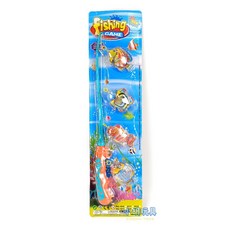 小胡玩具 4入透明熱帶魚釣魚組 釣魚玩具 兒童玩具, 1個, 隨機不挑款, 透明