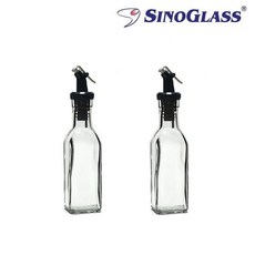 시노글라스 유리 오일병 150ml 2P 시럽 소스병 간장 식초병 용기[33183435], 단일옵션
