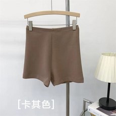 高腰彈力短褲女純色修身顯瘦運動熱褲瑜伽短褲