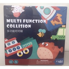 兒童桌遊E1G 多功能益智對對碰遊戲 兒童早教益智玩具 專注力記憶力訓練 木製積木桌遊, 1個, 彩盒