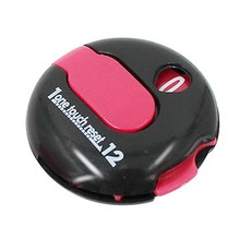 i-style 居家 高爾夫迷你小圓計分器 計分盤 記桿器 攜帶輕巧 背夾設計, 黑粉色