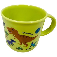 小品日貨 SKATER 恐龍兒童漱口杯 200ml (日本製), 綠色, 1個