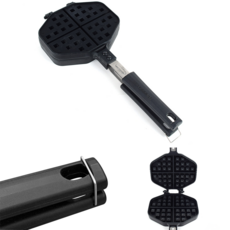 홈메이드 와플팬 다용도 미니 양면 토스트 샌드위치 팬케이크 메이커 그릴, 1개, 15cm