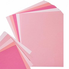 30장 8.5x11 컬러 톤 카드 스톡 종이 250GSM 두꺼운 생일 파티 초대장 및 DIY 공예 장식용 (, Pink