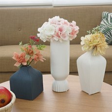 달빛홈즈 디자인화병 화병, 실린더 화이트