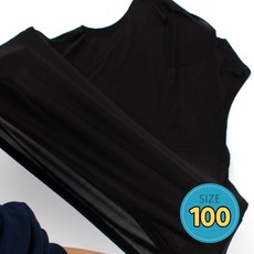 남자 심리스 브이넥 런닝 남성언더웨어 블랙 100