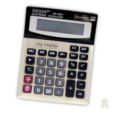 버튼 회계 업무 탁상 연산 큰 계산 화면 기구 사무용 기기 도구 숫자 학습 보조, 1개, 전자계산기