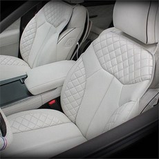 아반떼CN7시트커버 방석 카바 등받이 열선 필수, 베이지, 등쿠션