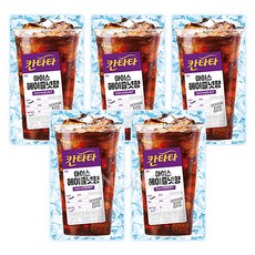 롯데칠성 칸타타 아이스 헤이즐넛향, 230ml, 5개