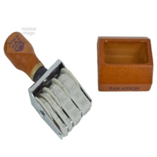 날짜표시기 마켓다인 스탬프 HDWFMA8BQ, 우드