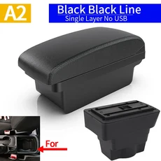 쉐보레 라세티Ⅰ 2004-2024 J200 차량 센터 콘솔 암레스트 박스 내부 디테일 자동차 액세서리 USB, 02 A2 Black line NO USB