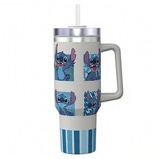 Tiger Pavilion 카툰 캐릭터 핸들 아이스 텀블러, 해피한 캐릭터, 1개, 1200ml