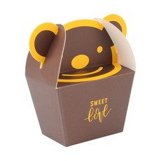 미미스토어 캐릭터 변기손잡이 1P 변기위생, 갈색 곰돌이