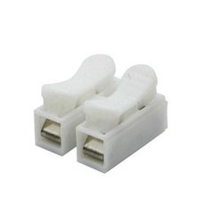(10개 / 세트) CH-2 전선 연결 단자 - 2P 원터치 퀵 커넥터 - 간편 전기 배선 조명 DIY 부품, 2P-S, 10개