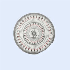 전원분도기 18cm 피치게이지 파이자 강템, 1개