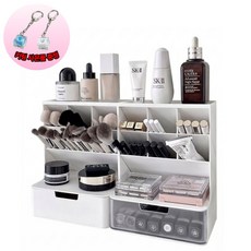 LACOAND 데스크 오거나이저 책상정리함 데스크정리함, 1개, 크림화이트