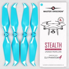 Master Airscrew Stealth DJI Phantom 4용 프로펠러 - 블루 4개