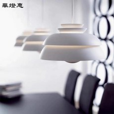 華燈惠 現貨吊燈 丹麥設計復刻版 北歐ins風 吧台民宿餐廳客廳 簡約創意個性多層鋁材吊燈, 大號