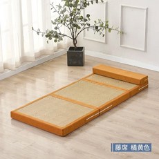 매트리스 공장 통기성 및 내마모성 접이식 지팡이 스폰지 수면 양면 사계절 싱글 기숙사, 90x200x5cm, 31) 90x200x5cm  Orange