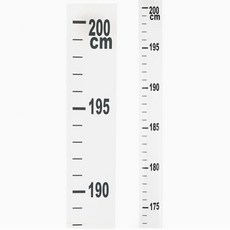 온집스토어 어린이집 아이방 벽 인테리어 투명 키재기 스티커 200cm 투명키재기스티커