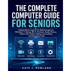 (英文圖書)The Complete Computer Guide for Seniors: Independent Large-Print Walkthroughs fo... 平裝版, Independently Published, 英文