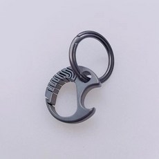 색 티타늄 병따개 열쇠고리 야외 도구, 1개, 2. Silver Opener Ring