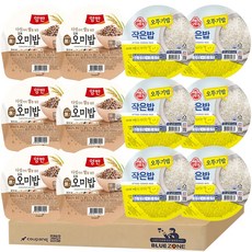 블루존 즉석밥 130g 2종 C (작은밥 x6 +오미밥x6)