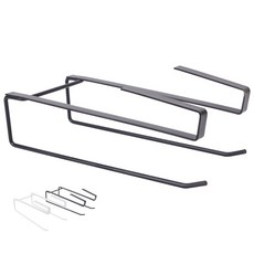 리치점빵 주방용 다용도 2구 틈새 걸이 철제 블랙, 화이트