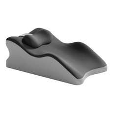 Youchen 역류방지 경사베개 속편한 베개 다기능 허리 등받이쿠션 자세교정 경추목베개 엎드려 베개 웨지필로우 쿠션 배개 성형 베개, 1개, 블랙(베개포함)