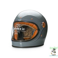 【Gear Base 吉兒基地】 摩德 MODER 安全帽 BENJAMIN本傑明-亮光水泥灰 樂高帽, 1個, 亮光水泥灰