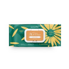 Nurture PRO AG 寵物濕紙巾, 1個, 原味無香-黃(100抽)