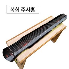 고금 거문고 오동나무 칠현금 교육용 실기 국악 악기 갈색 칠 연주 입문용 푸시 초보자, 1개, 푸시 주샤