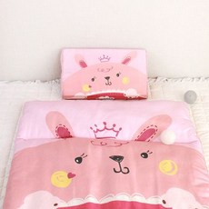 디자인엔 알러지케어 허니래빗 아동메모리폼베개, 핑크:25X40CM, 색상